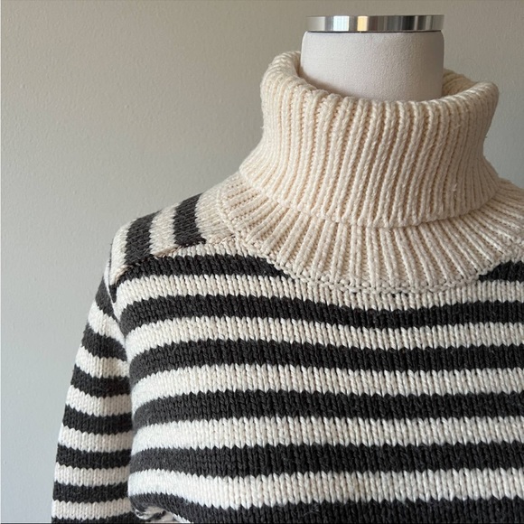 Zara cropped stripe sweater - Picture 5 of 6